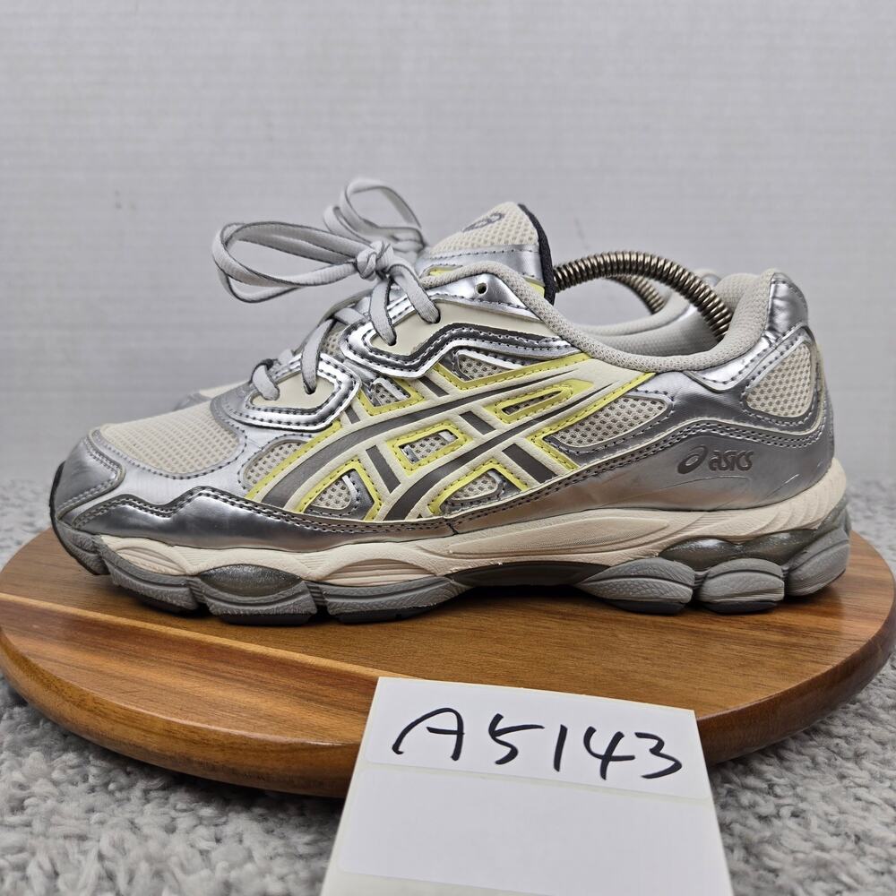 Asics x Emmi Womens 9 Gel-NYC White Huddle Yellow Athletic Casual Daily Sneaker